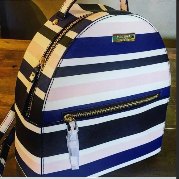 Kate spade Laurel Way stripe backpack Kate Spade Mini Backpack Purse Laurel Way SAMMI Cruise  main image 4
